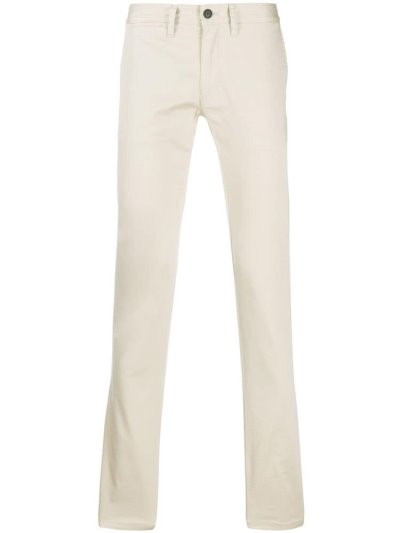 Beige Men's Armani Emporio Slim Fit Pants | GUKFVQ2