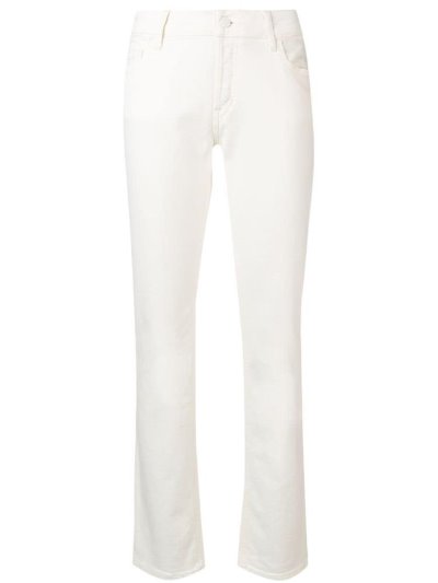 Beige Women's Armani Emporio Straight Leg Jeans | 303C3SZ