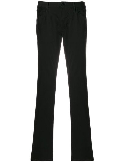 Black Men's Armani Jeans Straight Leg Jeans | JR6F7WG