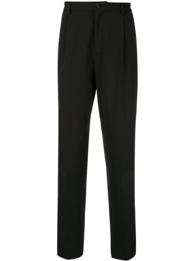 Black Men's Armani Emporio Classic Tailored Pants Pants | MFEFFYP