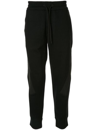 Black Men's Armani Emporio Jersey Drawstring Track Pants | BS98PXZ