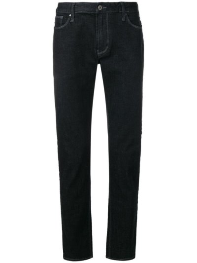 Black Men's Armani Emporio Slim Fit Jeans | LYTNTJ0