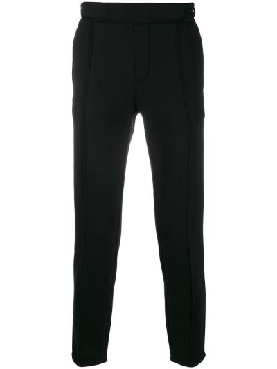 Black Men's Armani Emporio Straight Leg Pants | 1MJ6YGL