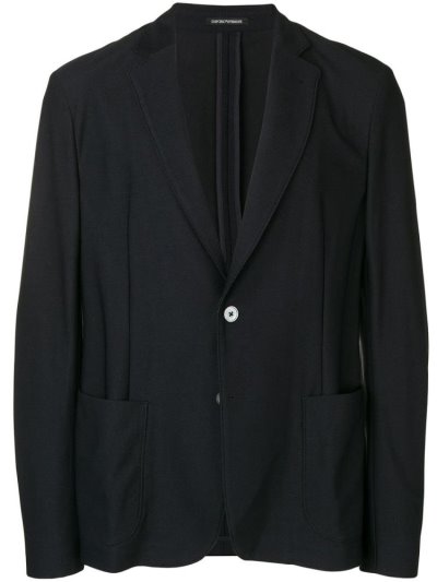 Black Men's Armani Emporio Tailored Blazers | 68DSE8Q