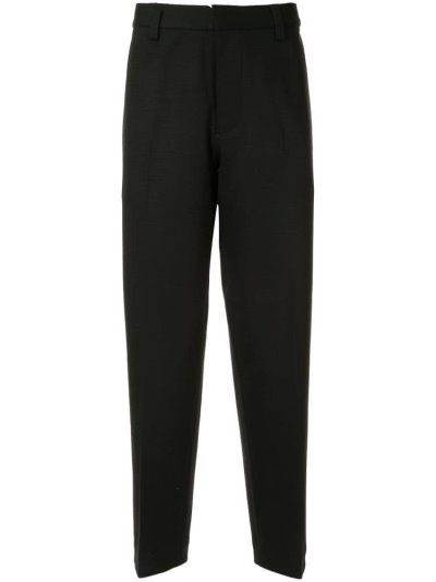 Black Men's Armani Emporio Tapered Tailored Pants Pants | CH90T37