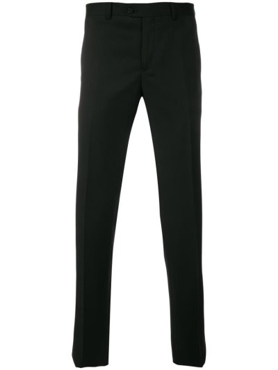 Black Men's Armani Emporio Wool Tailored Pants Pants | UN8AVOQ