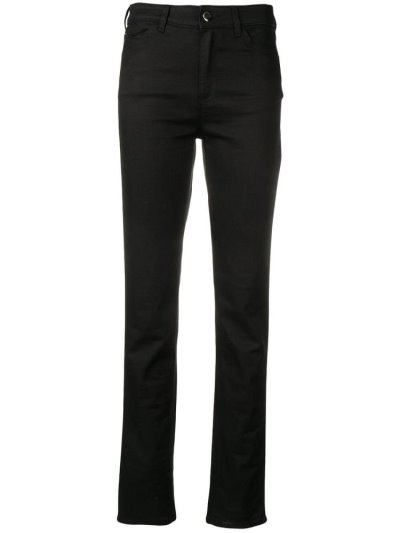 Black Women's Armani Emporio Slim Fit Pants | XMGLWW0