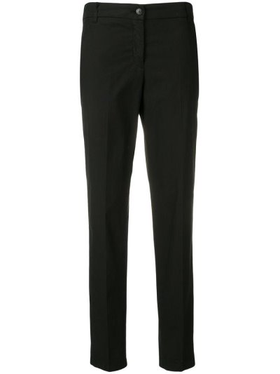 Black Women's Armani Emporio Tailored Slim Fit Pants | J2MBS4X