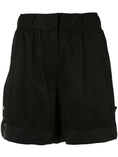 Black Women's Armani Emporio Wide Leg Shorts | S8396HI