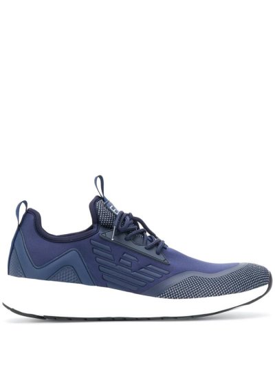 Blue Men's Ea7 Emporio Armani X8 Sneakers | YVNAZ08