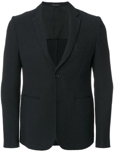 Blue Men's Armani Emporio Classic Blazers | M8WXBZB