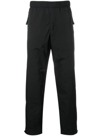 Blue Men's Armani Emporio Elasticated Track Pants | BJ27VQV