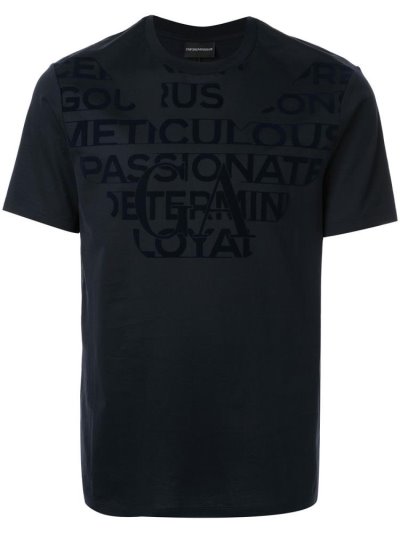 Blue Men's Armani Emporio Ga T Shirts | I08C407