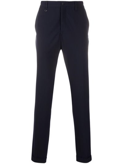 Blue Men's Armani Emporio High Waisted Skinny Pants | KARSC12