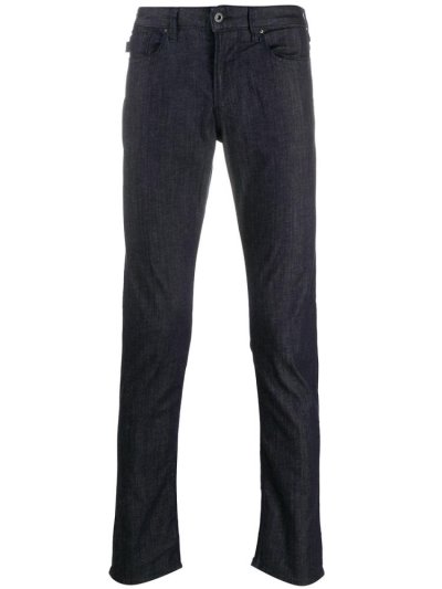 Blue Men's Armani Emporio J06 Comfort Slim Fit Jeans | CFWAIH5