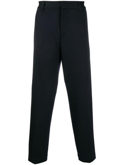 Blue Men's Armani Emporio Regular Fit Pants | TJV2EHJ