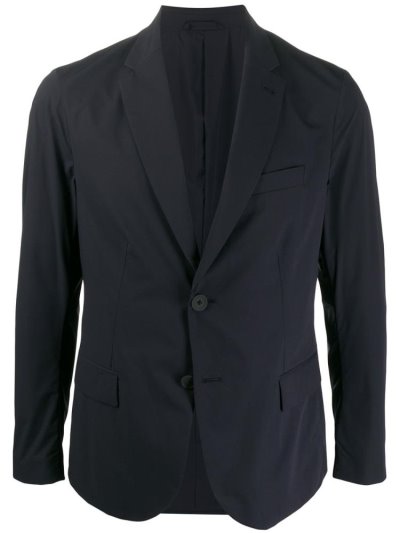 Blue Men's Armani Emporio Single Breasted Blazers | 7B01IZZ