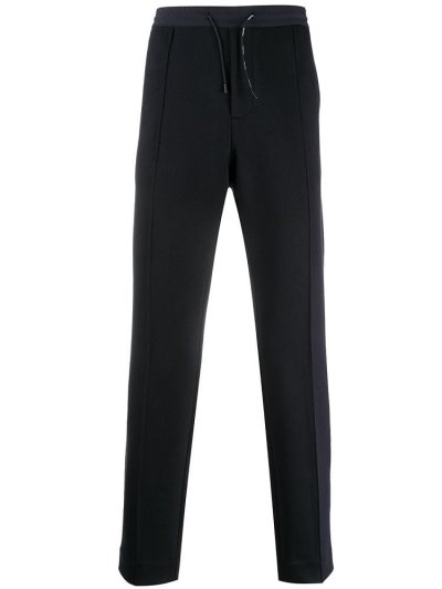 Blue Men's Armani Emporio Slim Fit Drawstring Pants | 3MYMQJ0