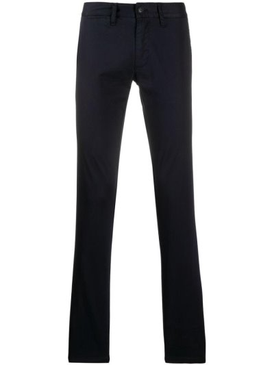 Blue Men's Armani Emporio Slim Fit Chino Pants | MKVH4ZQ