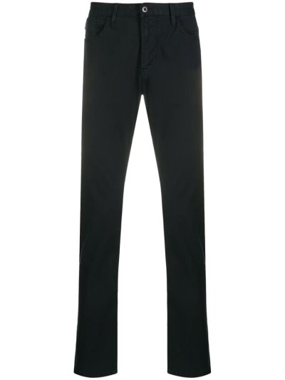 Blue Men's Armani Emporio Straight Leg Pants | 22BL3U3