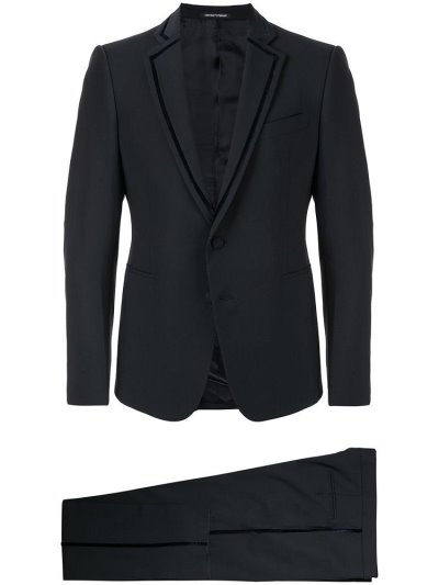 Blue Men's Armani Emporio Two Piece Dinner Suits | 5GYC7ZU