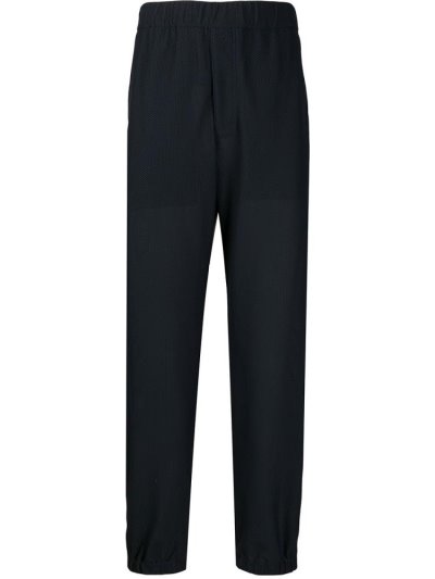 Blue Men's Giorgio Armani Elasticated Tailored Pants Pants | XHQ0MZJ