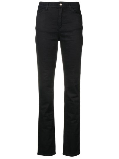 Blue Women's Armani Emporio Slim Fit Pants | P9DALTF