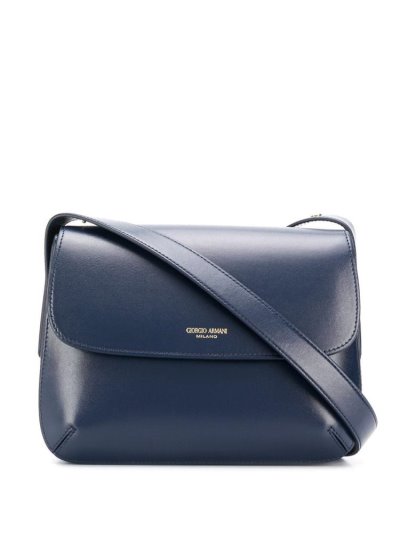 Blue Women's Giorgio Armani La Prima Shoulder Bags | O93EF0J