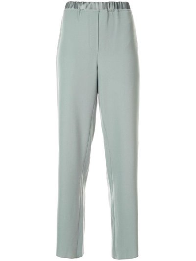 Green Women's Armani Emporio Classic Wide Leg Pants | 8QGY09Q