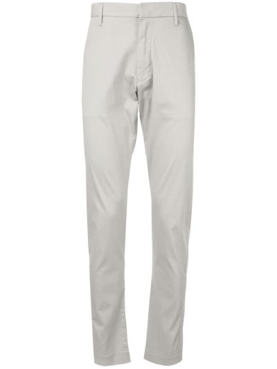 Grey Men's Armani Emporio Slim Fit Chinos | ZK4M45Q