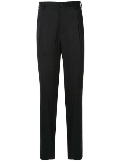 Grey Men's Giorgio Armani Straight Fit Pants | 666KM3N