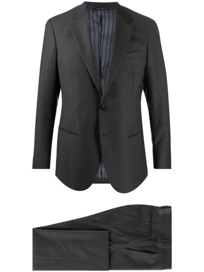 Grey Men's Giorgio Armani Two Piece Formal Suits | POMLRP8