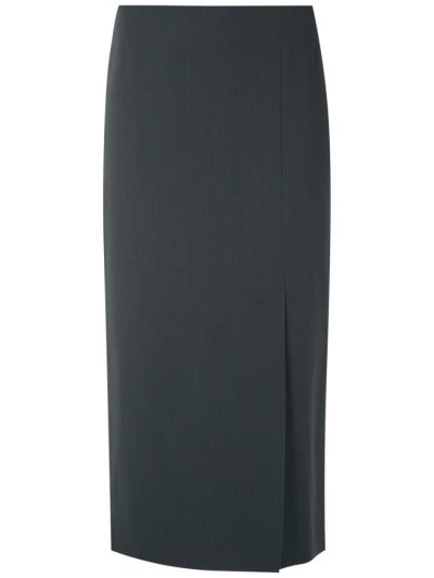 Grey Women's Armani Emporio High Rise Pencil Skirt Skirts | 3XA1NP0