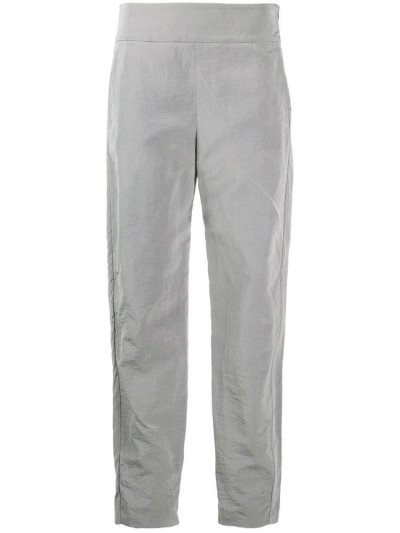 Grey Women's Giorgio Armani Tapered Leg Pants | XY4SD8B