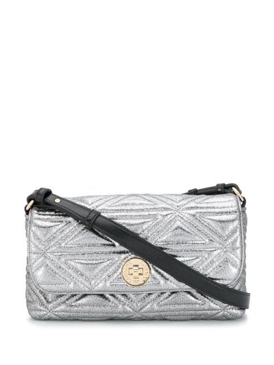 Metal Women's Armani Emporio Quilted Shoulder Bags | AJI6QMF