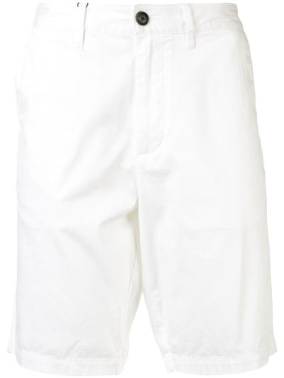 White Men's Armani Emporio Plain Bermuda Shorts Shorts | 2UGYTHK