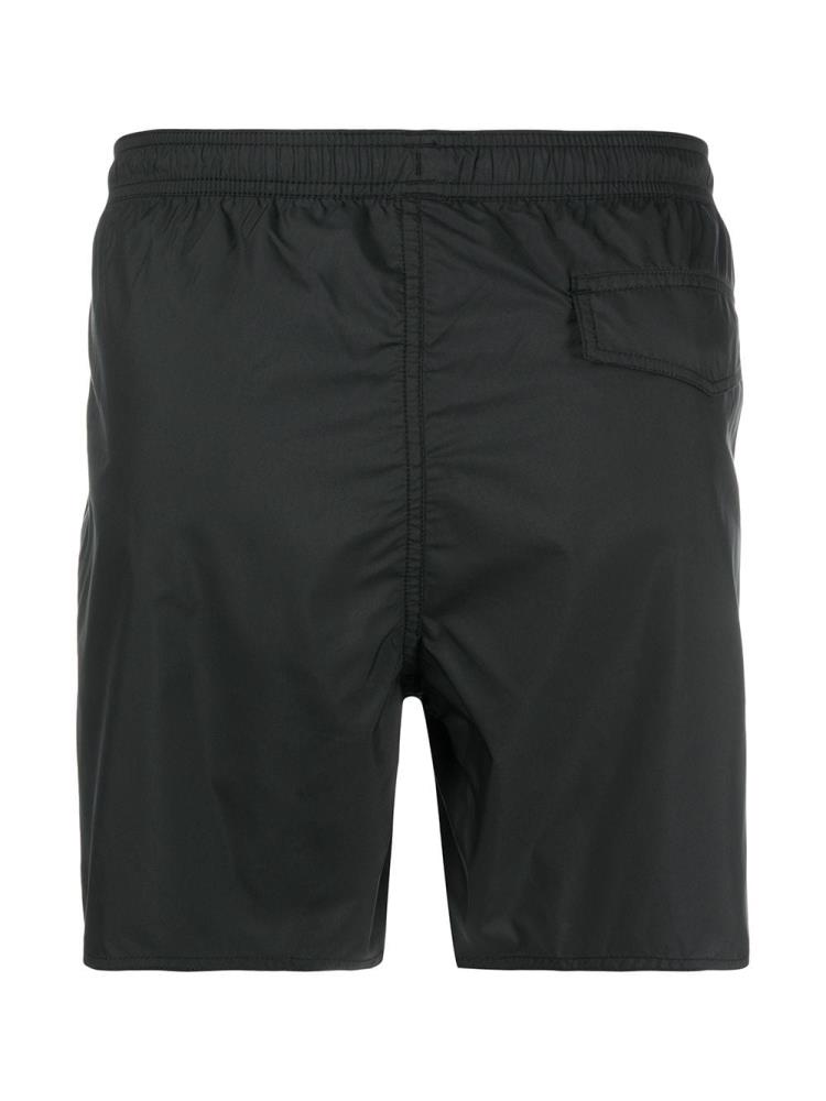 Black Men's Ea7 Emporio Armani Drawstring Waist Swim Shorts | FS183QH