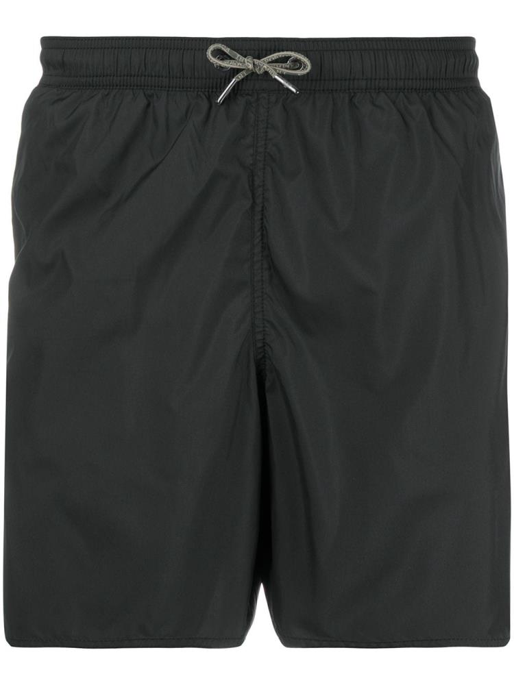 Black Men\'s Ea7 Emporio Armani Drawstring Waist Swim Shorts | FS183QH