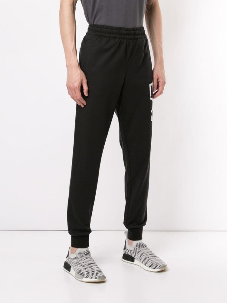 Black Men's Ea7 Emporio Armani Logo Track Pants | N871B1X