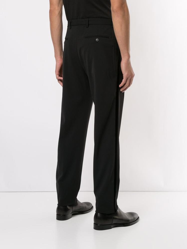 Black Men's Armani Emporio Classic Tailored Pants Pants | MFEFFYP