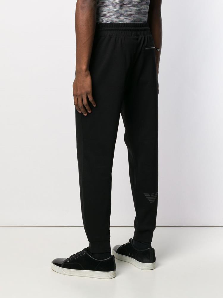 Black Men's Armani Emporio Classic Track Pants | YKVK44S