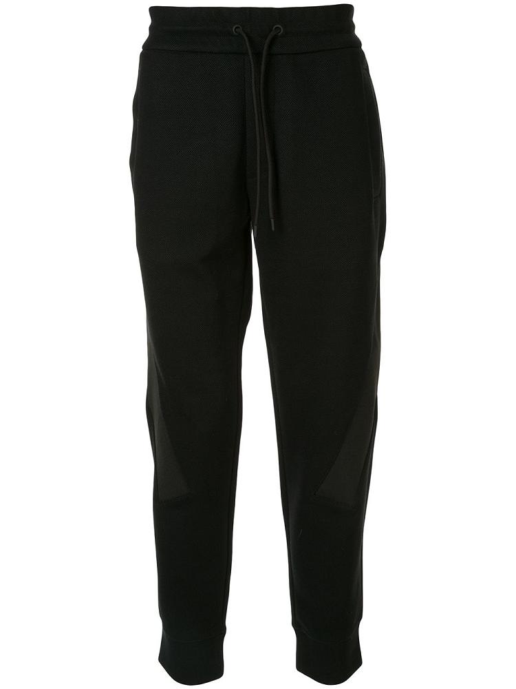 Black Men\'s Armani Emporio Jersey Drawstring Track Pants | BS98PXZ