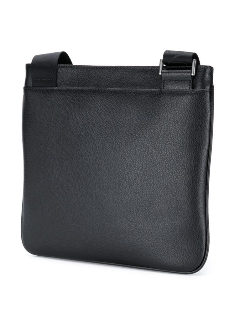 Black Men's Armani Emporio Medium Messenger Bags | QFNU7UD