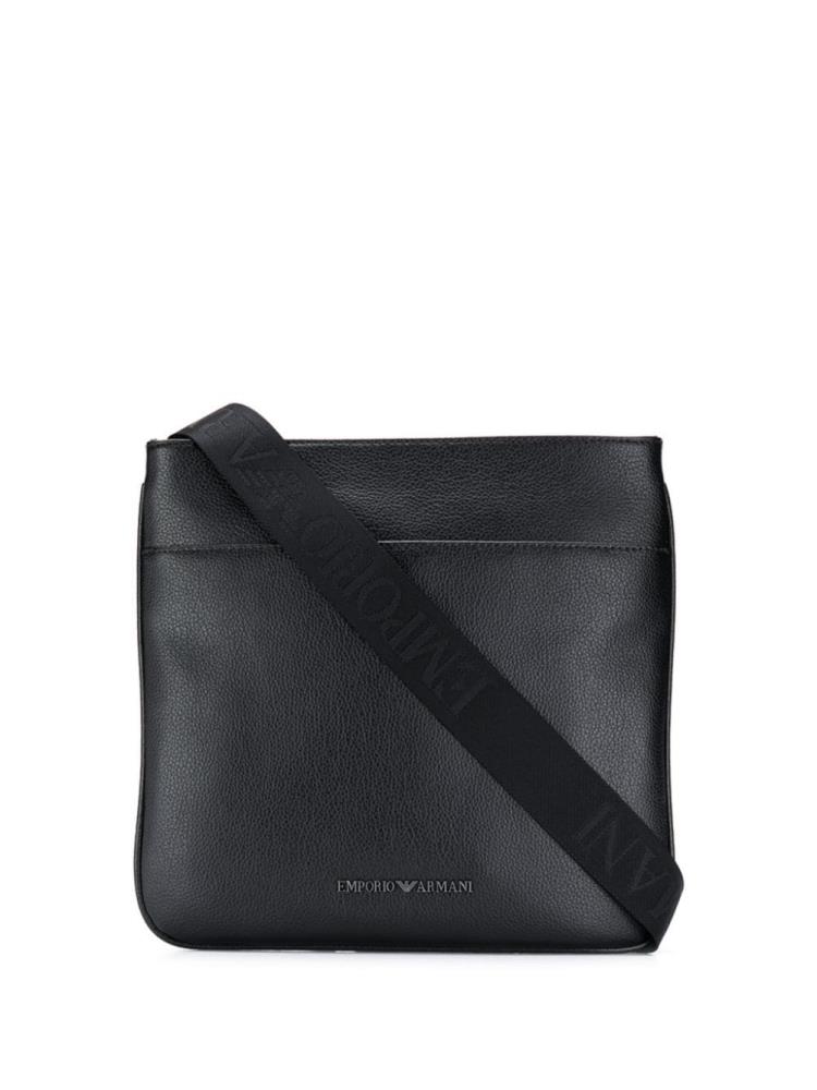 Black Men\'s Armani Emporio Medium Messenger Bags | QFNU7UD