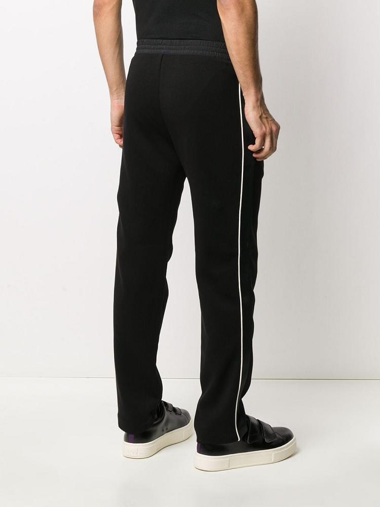 Black Men's Armani Emporio Slim Fit Track Pants | YFNFZD9