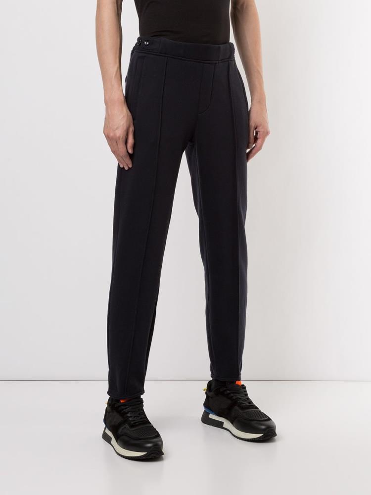 Black Men's Armani Emporio Straight Leg Jogger | F4932JF