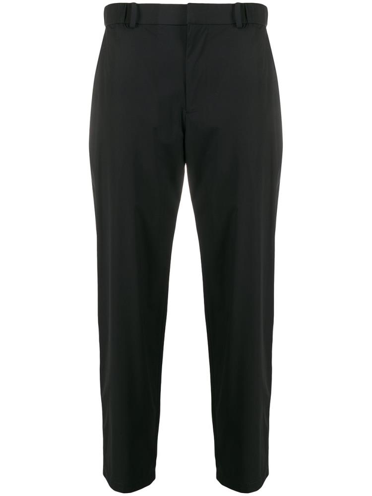 Black Men\'s Armani Emporio Straight Fit Pants | UD59ZMI