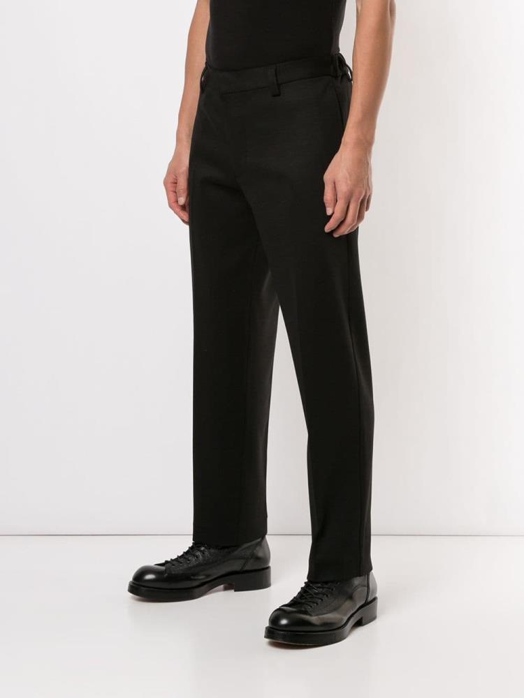 Black Men's Armani Emporio Tapered Tailored Pants Pants | CH90T37