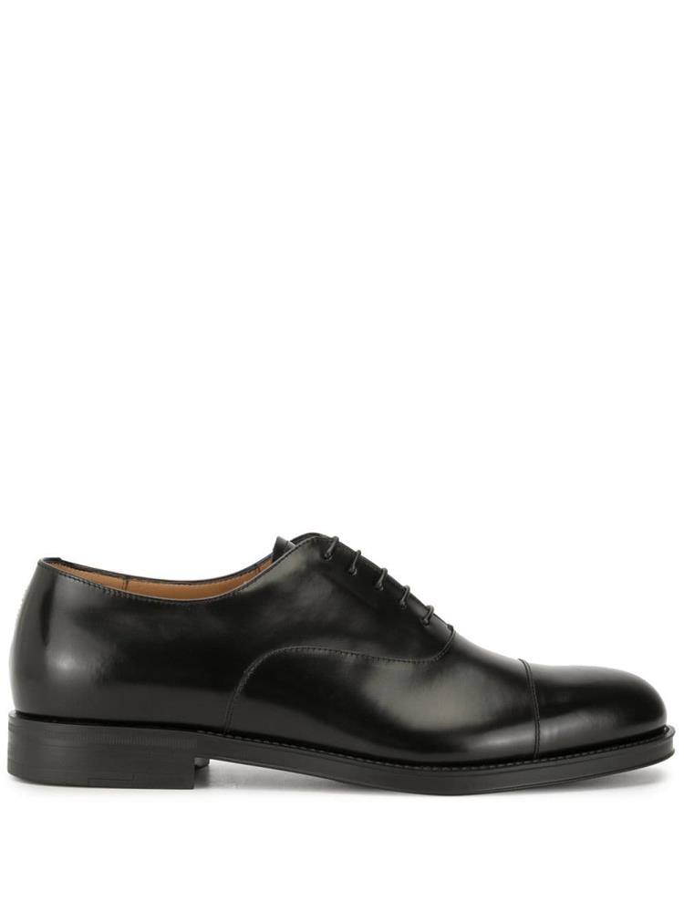 Black Men\'s Giorgio Armani Ga Man Lace Up Shoes Shoes | Q9EO499