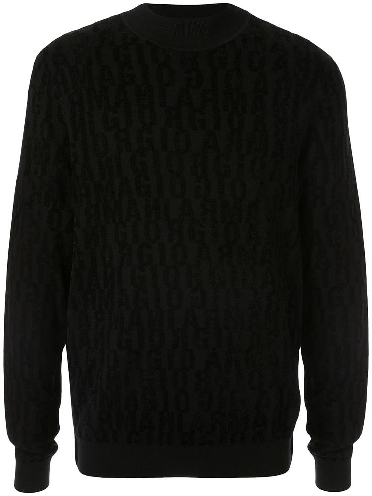 Black Men\'s Giorgio Armani Long Sleeve Sweaters | BYT5MGE